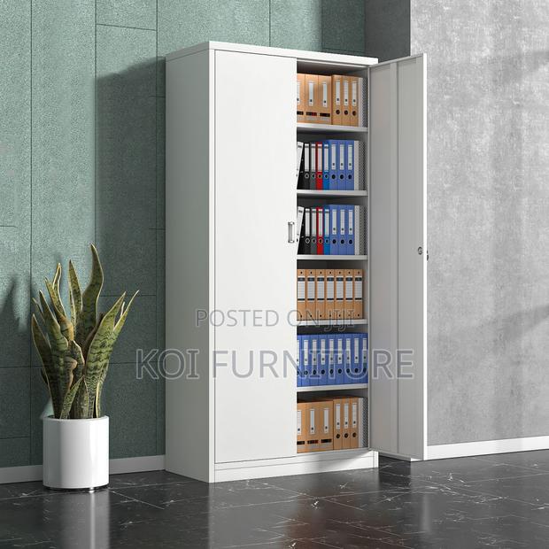 Office Cabinet : Steel Office Storage Cabinet With Doors, - thumbnail 7