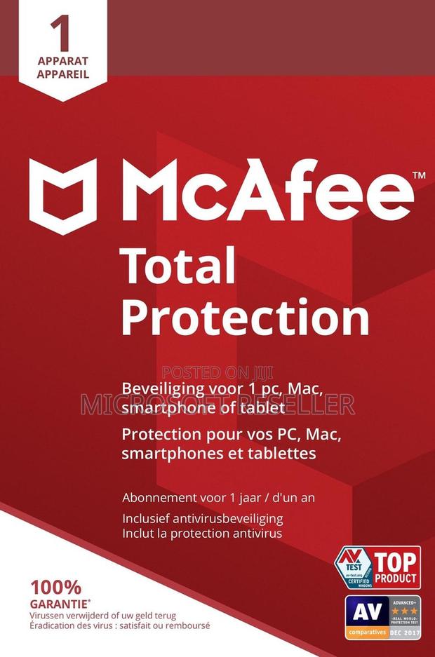 McAfee Total Protection 1 Device 1 Year - License Key