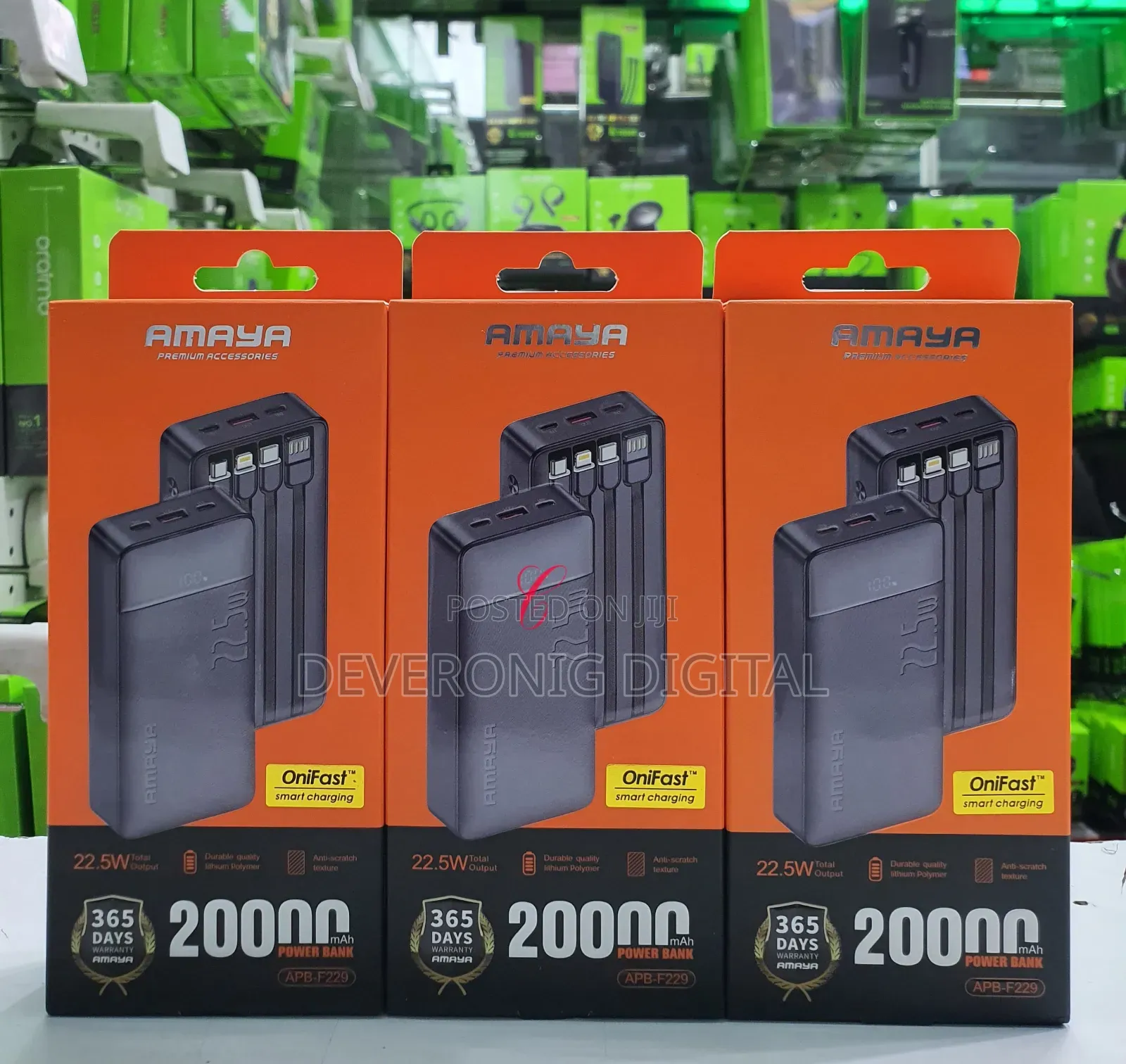 Amaya Apb-F229 *22.5w 20000mah* Power Bank