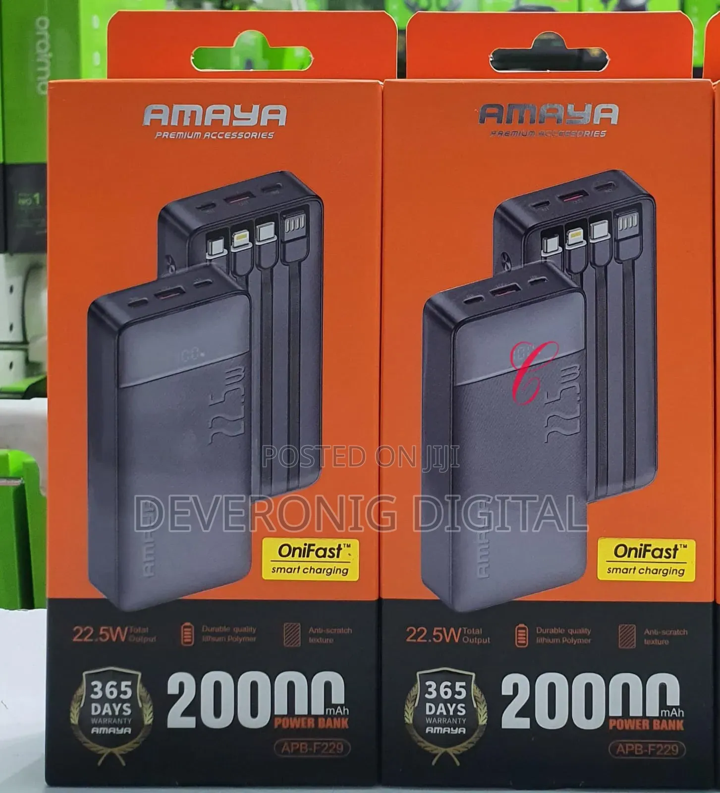Amaya Apb-F229 *22.5w 20000mah* Power Bank