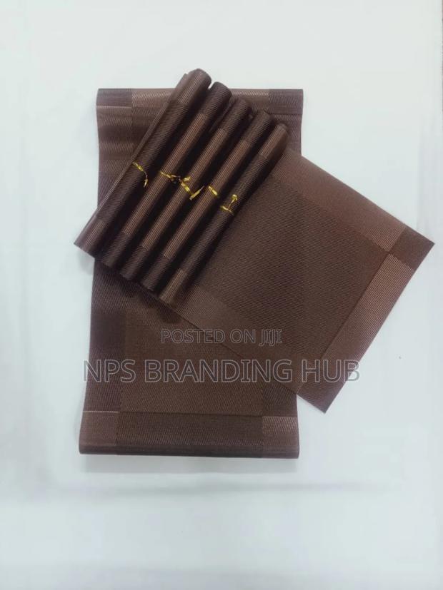 6pcs PVC Table Mats Plus One Table Runner(30*180cm) Eh - thumbnail 3