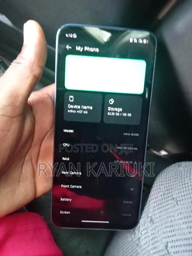 Infinix Hot 60i 128 GB Blue - main view