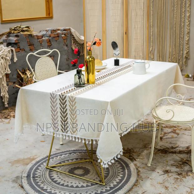 Cotton Linen Table Cloth
140*220cm Eh