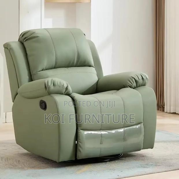 Office Sofa; One Seater Leather Home Office Sofa - thumbnail 4