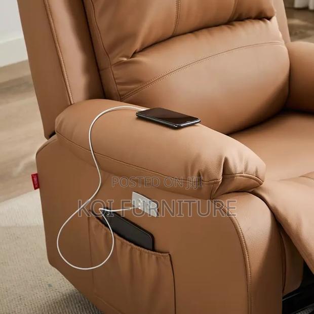 Office Sofa; One Seater Leather Home Office Sofa - thumbnail 7