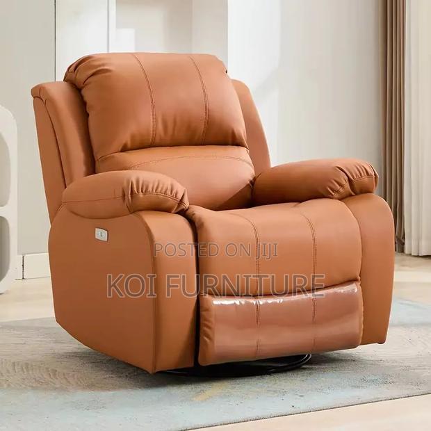 Office Sofa; One Seater Leather Home Office Sofa - thumbnail 8
