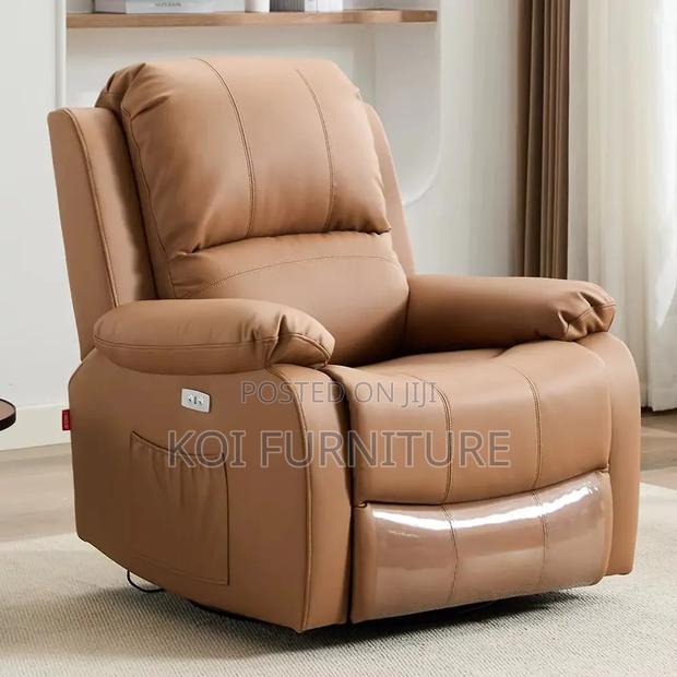 Office Sofa; One Seater Leather Home Office Sofa - thumbnail 9