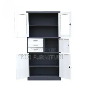 Office Cabinet; Steel Document Cabinet With Drawers and Safe