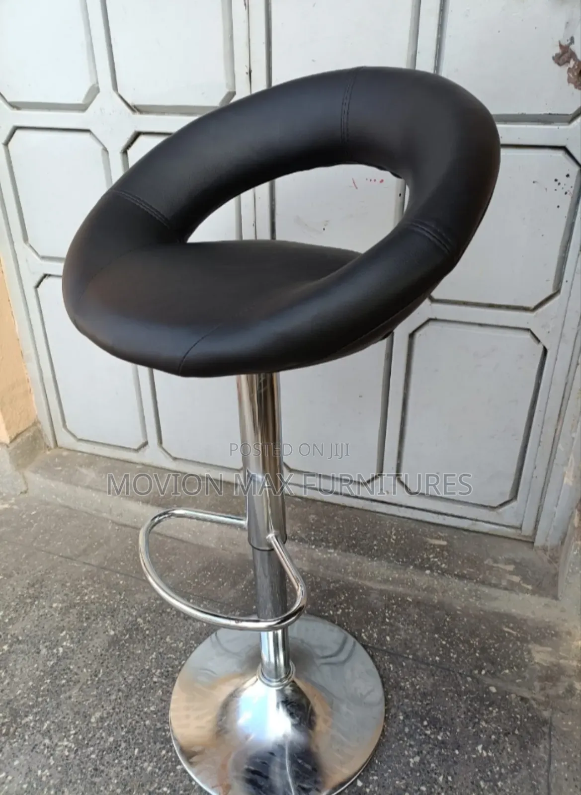 Black Adjustable Stools