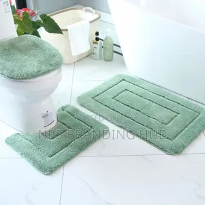 3pcs Bathroom Mats, Super Nonslip Underside Eh