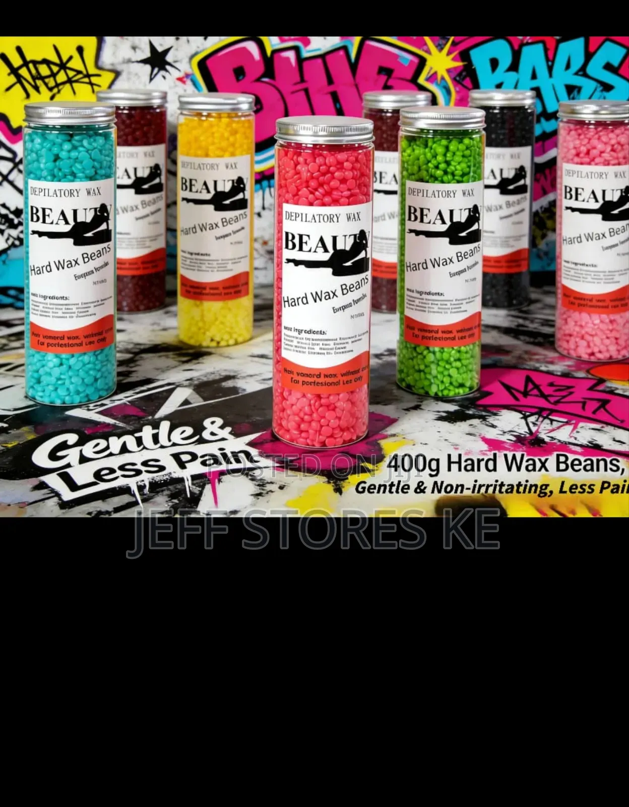 Different Colours Flavour Wax Beans
