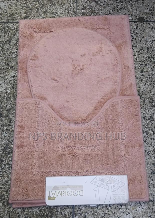 3pcs Bathroom Mats, Super Nonslip Underside Eh - thumbnail 4