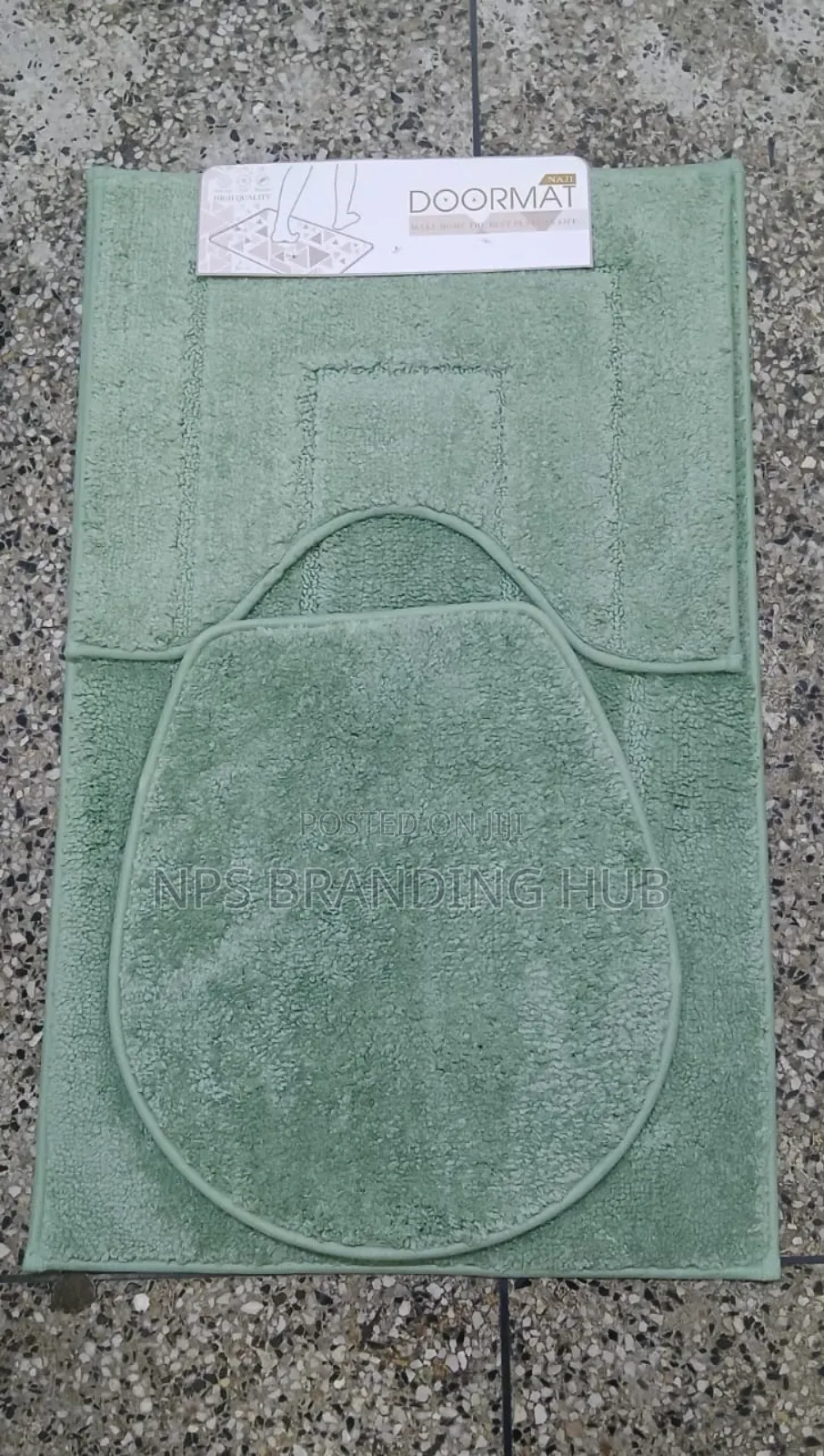 3pcs Bathroom Mats, Super Nonslip Underside Eh