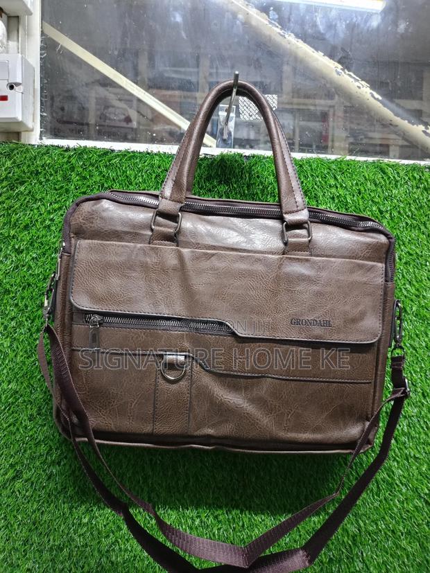 Leather Briefcase/Messenger Bag/Shoulder Bag - thumbnail 2