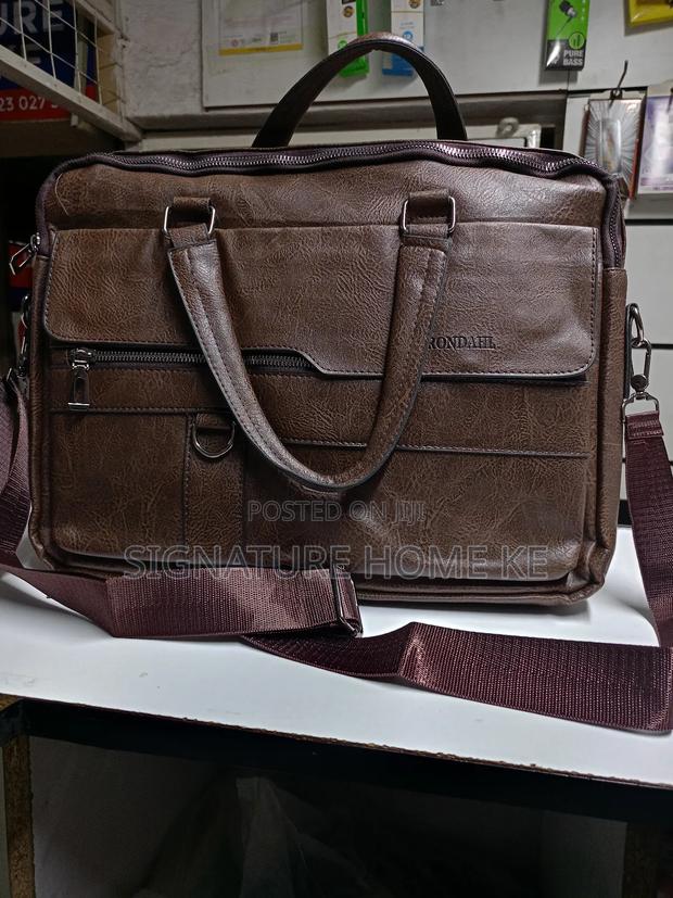 Leather Briefcase/Messenger Bag/Shoulder Bag - thumbnail 6