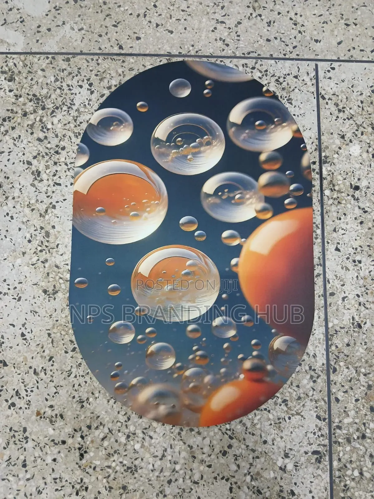 Bathroom/ Door Mats With Rubber Underside 40*60cm Eh