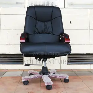Office Chair; Leather Executive High Back Office Chair