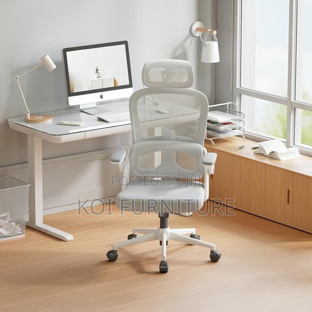 Office Chair; Executive High Back Fabric Office Chair - thumbnail 3