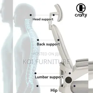 Office Chair; Executive High Back Fabric Office Chair