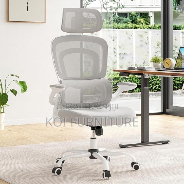 Office Chair; Executive High Back Fabric Office Chair - thumbnail 5