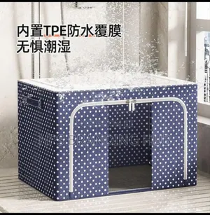 100l Zipped Storage Box/ Wardrobe Organiser Size: *42*60*40cm* Eh