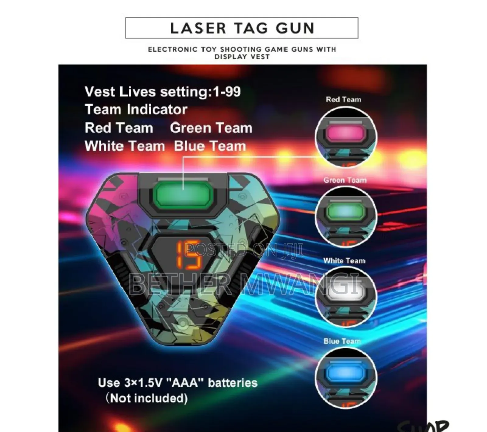 2pc & 4pc Laser Tag Gun In Kenya