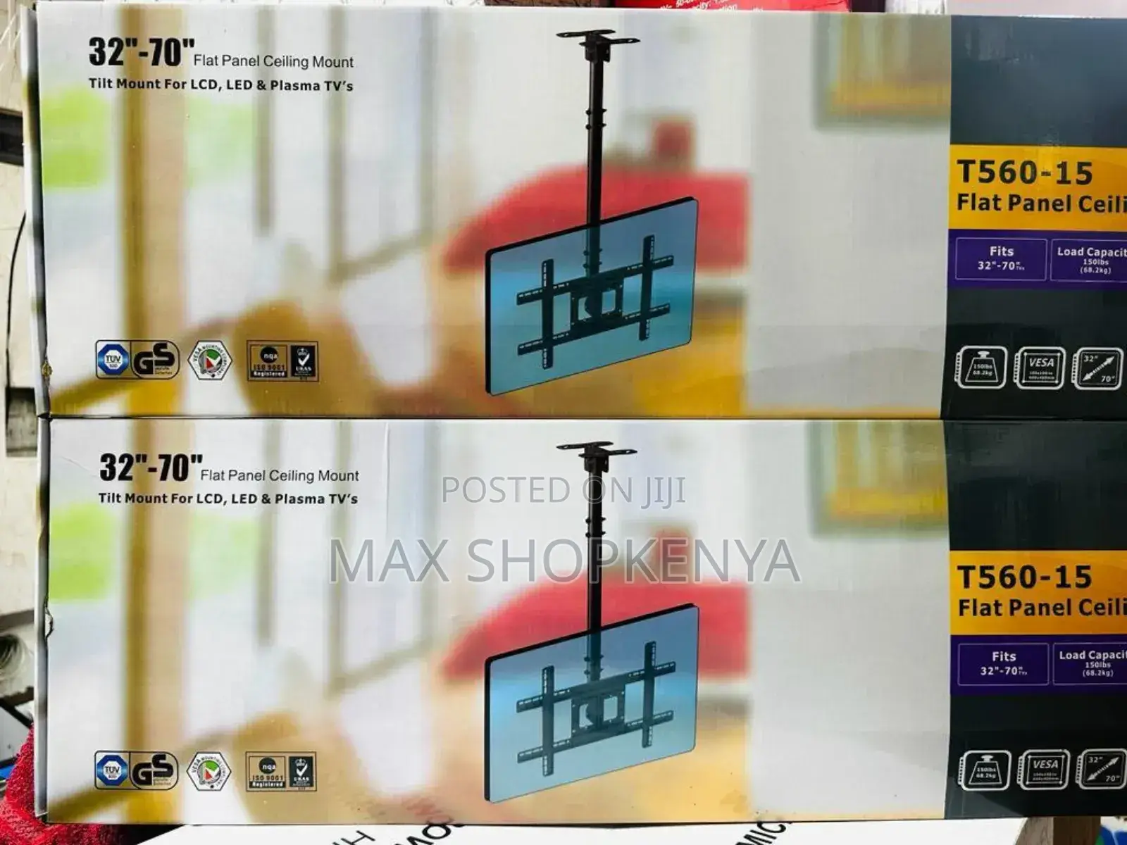 Flat Panel Ceiling Tilting Mount ( T560-15 ) for Screens 32-70”