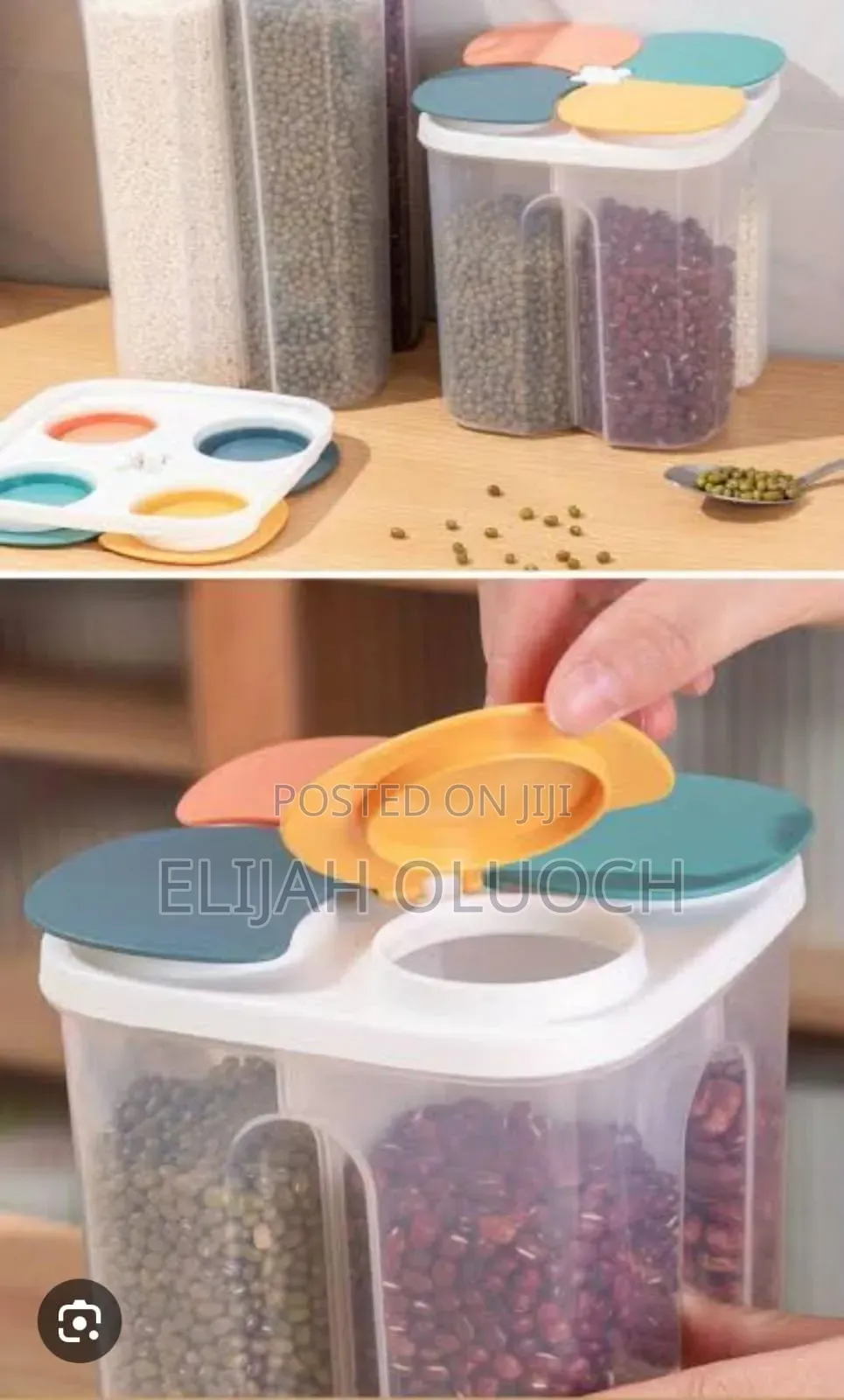 4 Partition Cereal Container Now Available