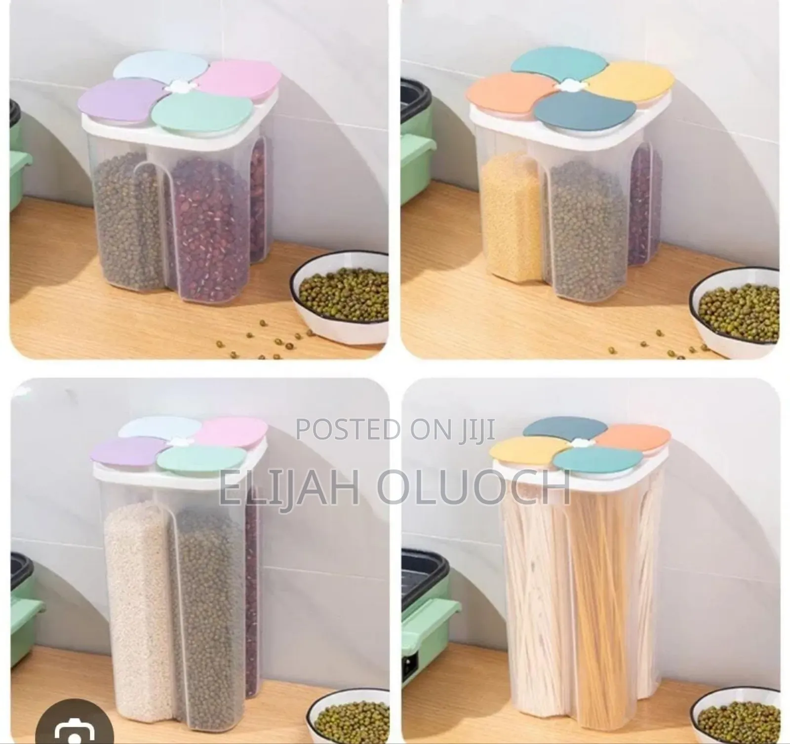 4 Partition Cereal Container Now Available