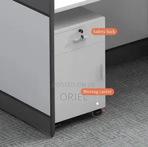 Office Workstations: Quad Executive Staff Workstation Desk
