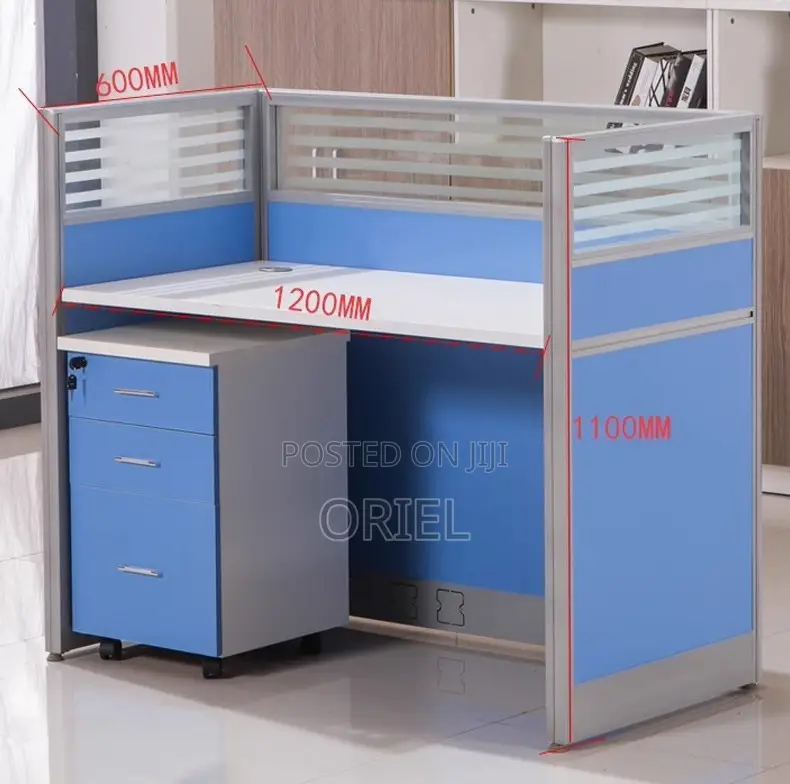 Office Workstations: Quad Executive Staff Workstation Desk
