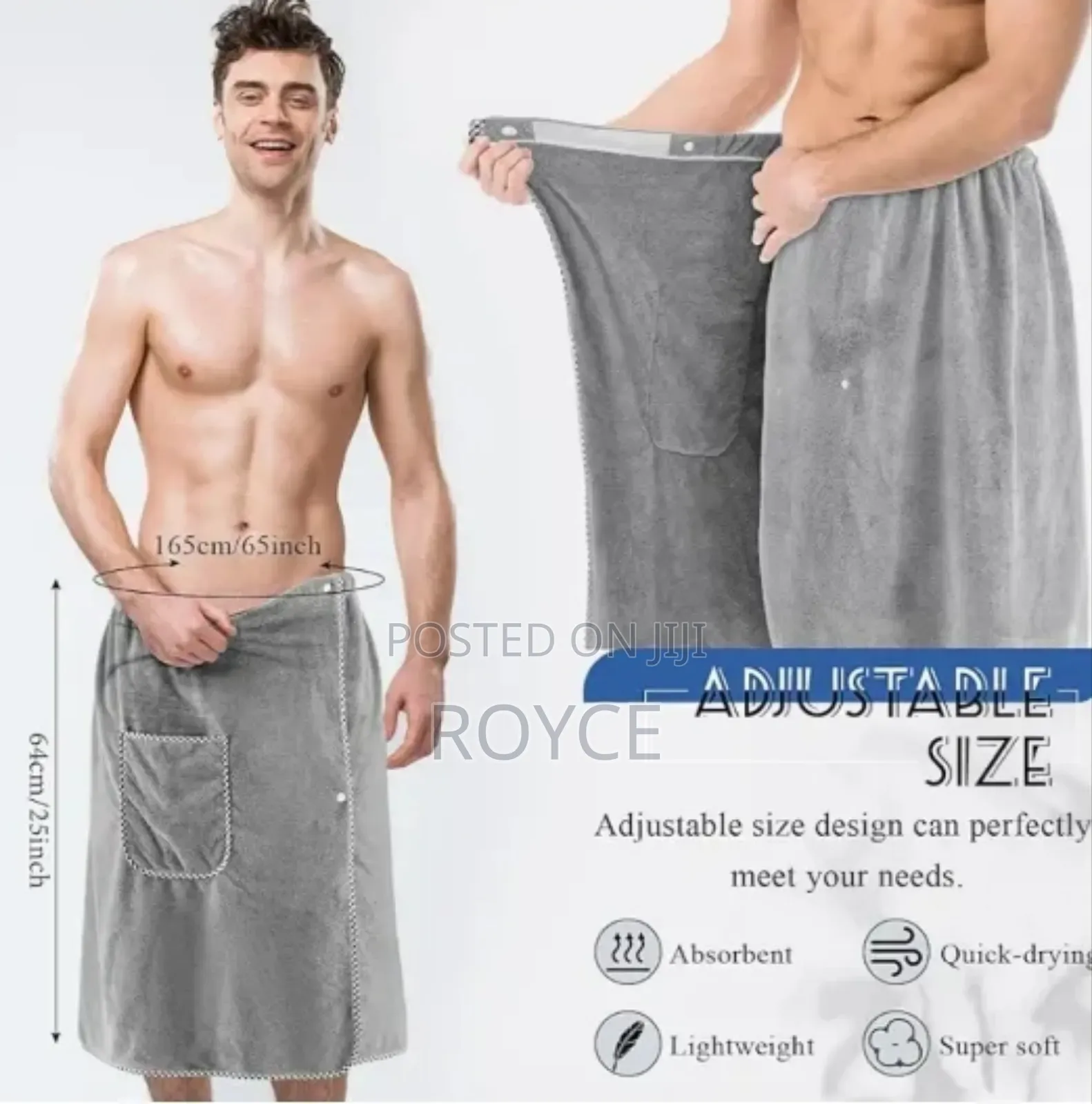 Bath Towel Wrap For Men