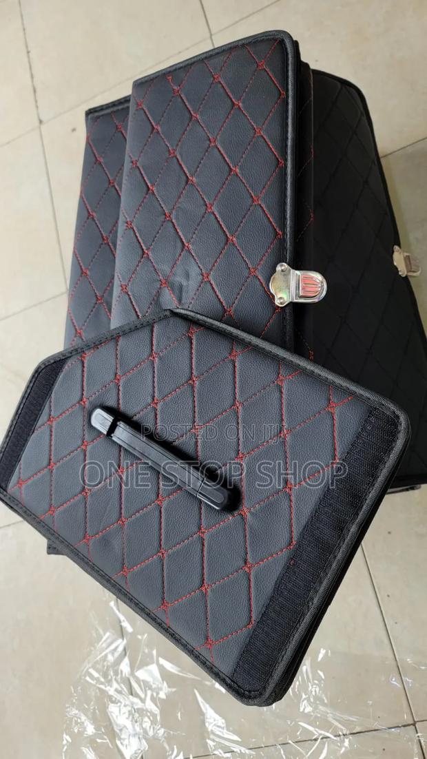 Collapsible High Quality Pu Leather Waterproof Boot Organizer - thumbnail 3