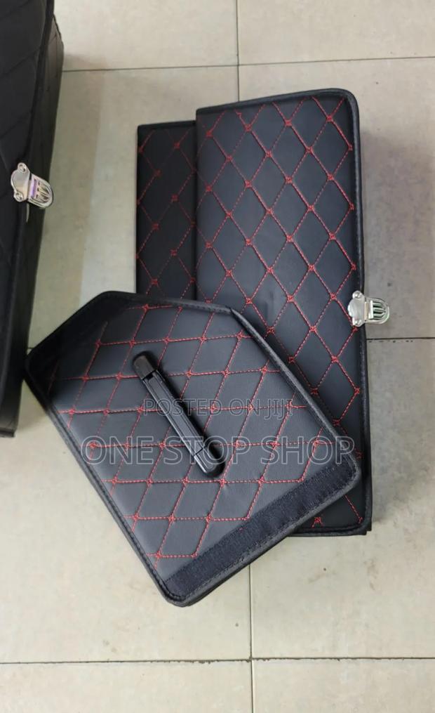 Collapsible High Quality Pu Leather Waterproof Boot Organizer - thumbnail 4