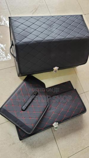 Collapsible High Quality Pu Leather Waterproof Boot Organizer - thumbnail 2