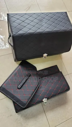 Collapsible High Quality Pu Leather Waterproof Boot Organizer