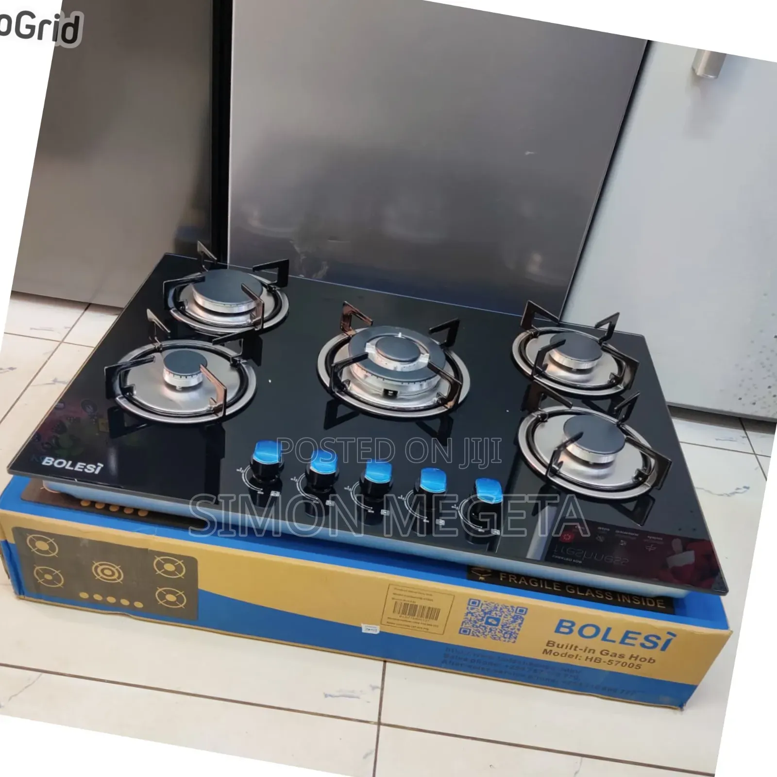 Boseli Built in Kitchen Hob 90cm 5 Gas Burner