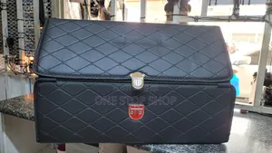 Leather Trunk Boot Organizer Collapsible With Large Compartments