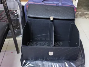 Car Leather Boot Collapsible Trunk Cargo Organizer