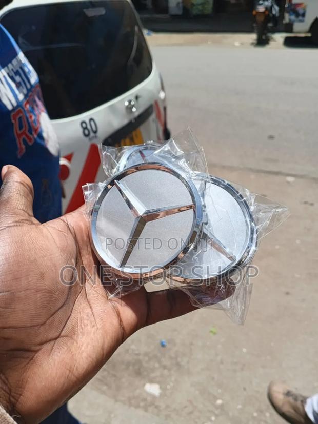 4pcs All Silver Rim Centre Cap - main view