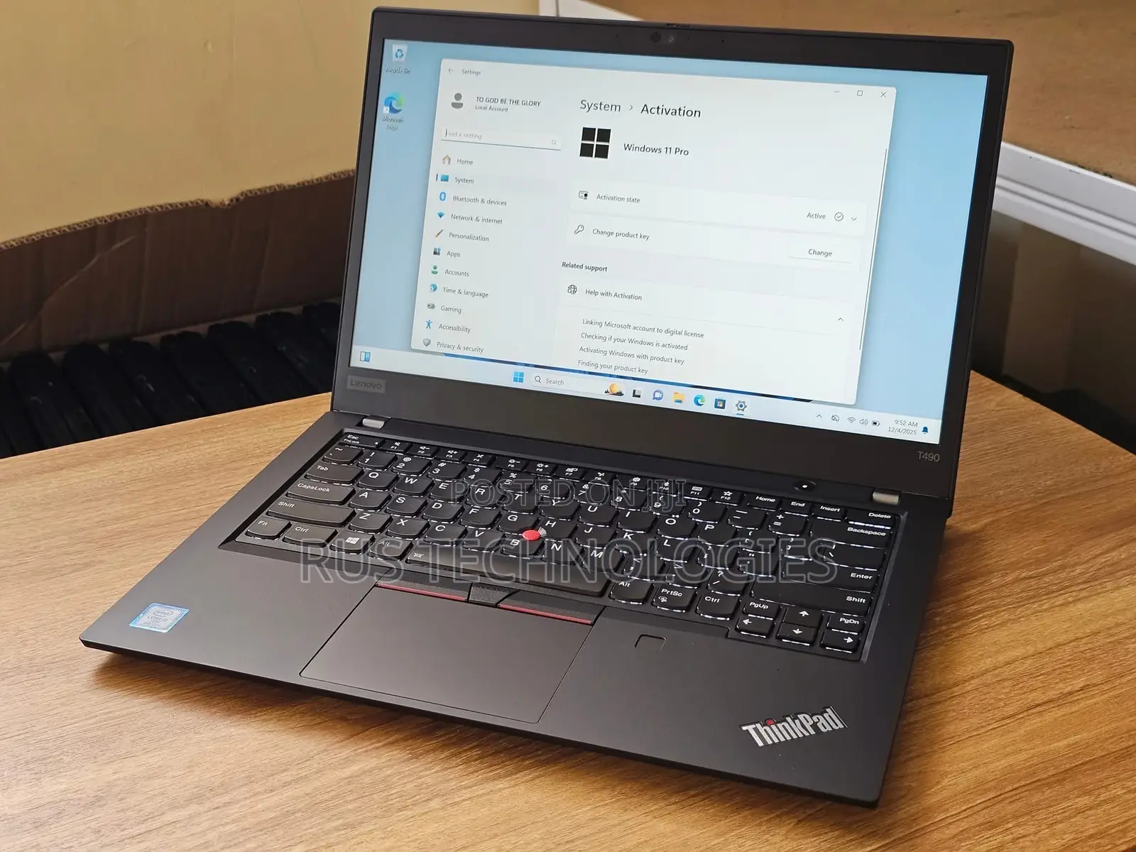 Laptop Lenovo Thinkpad T490s 16GB Intel Core i7 SSD 256GB