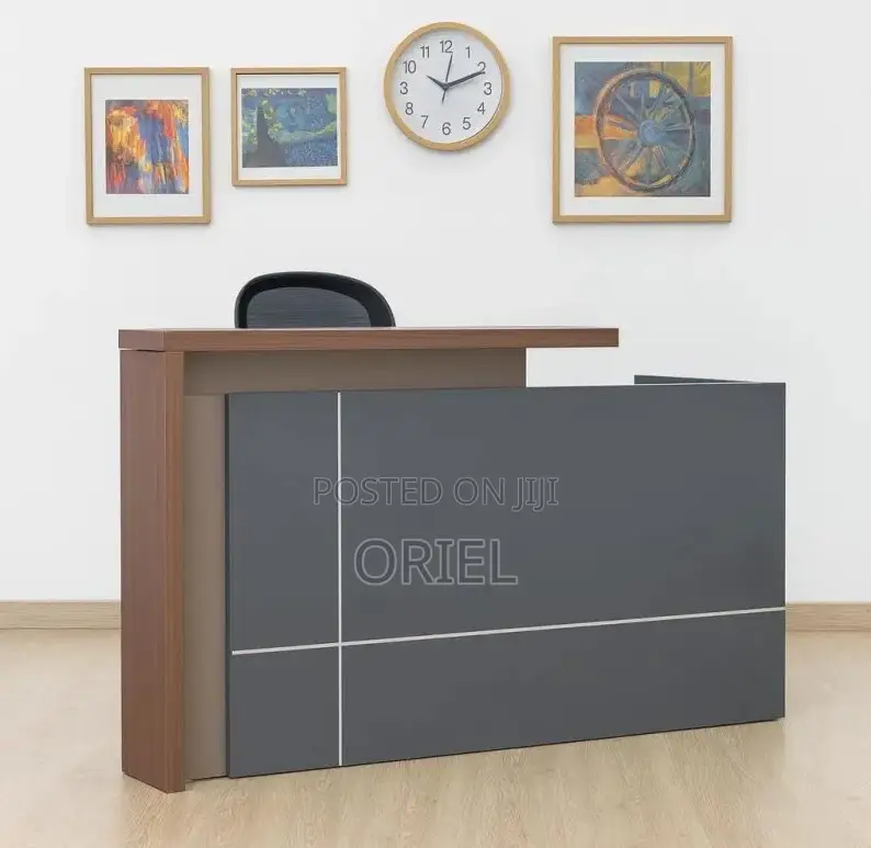 Office Reception Desk: Compact 1600mm Reception Front Office Desk