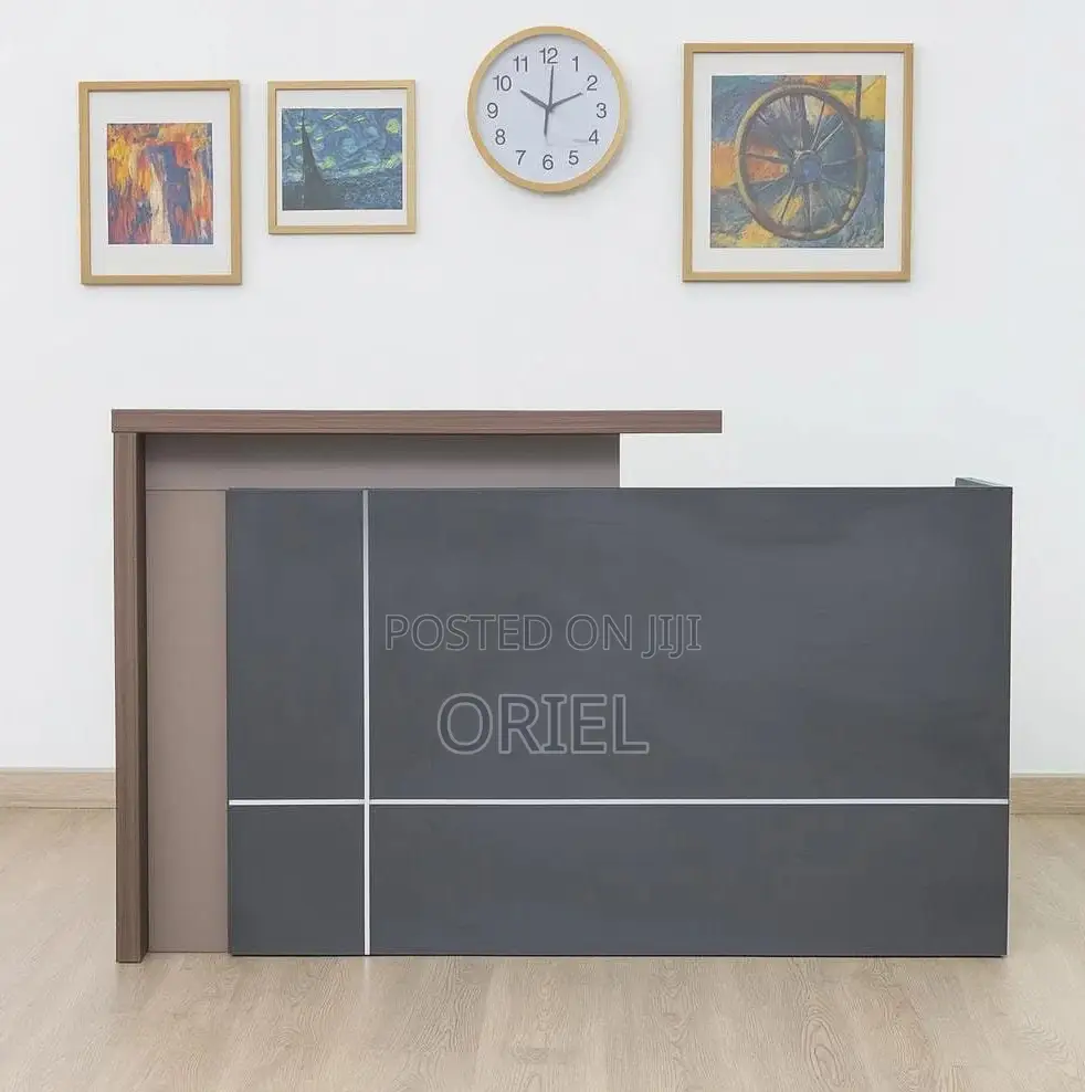 Office Reception Desk: Compact 1600mm Reception Front Office Desk