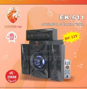Euroken Ek-611 3.1 Channel High Quality Woofer System Pmpo 20000w