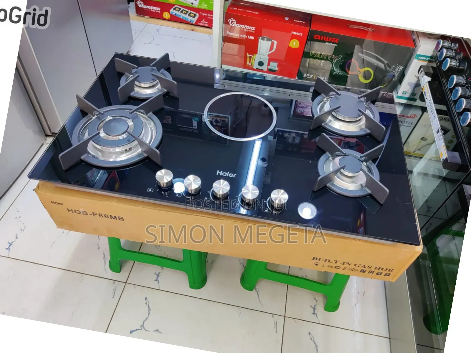 Haier Hobf86mb Built-in Cooker