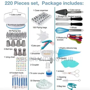 220pcs Cake Decorating Set Eh