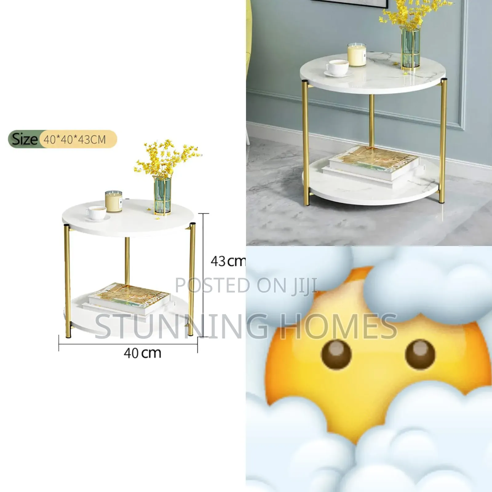 Multi Purpose 2 Layer Side Table
