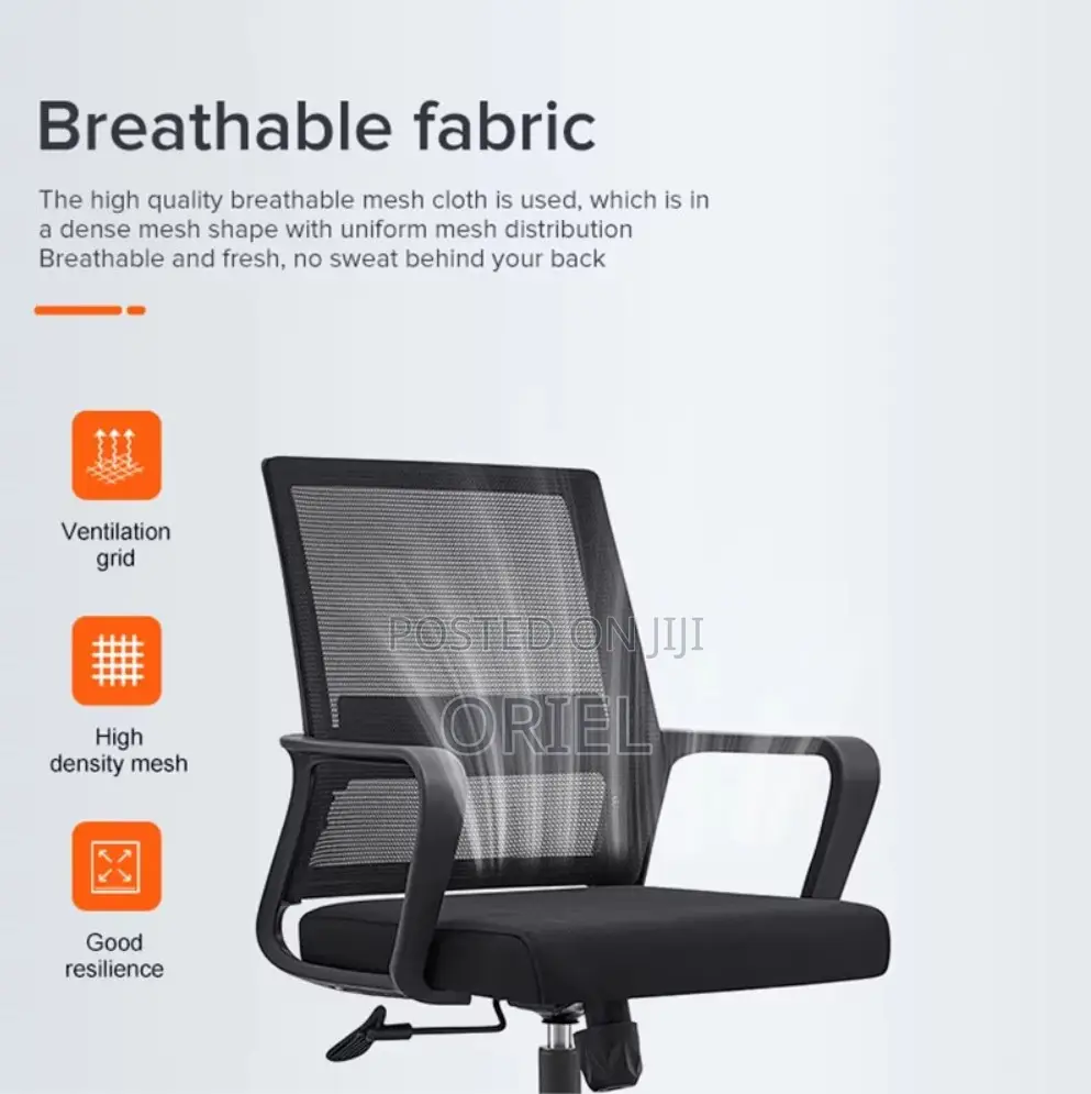 Medium Back Chairs: Breathable Mesh Swivel Desk Chair
