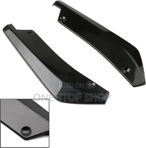 2pcs Black Rear Side Lip Diffuser Body Kit