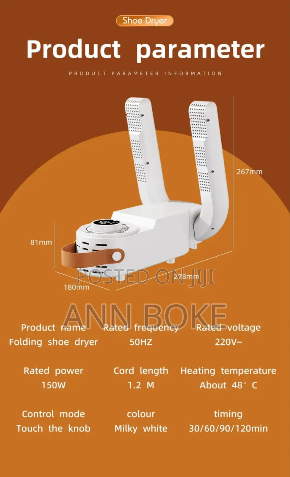 Ldable Electric Shoe Dryer Now Available